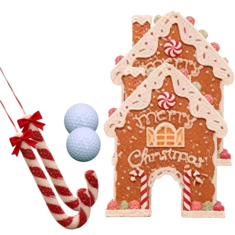 🔥LAST DAY 50% OFF -🎅 Gingerbread Golf Game Set - Best Christmas Game
