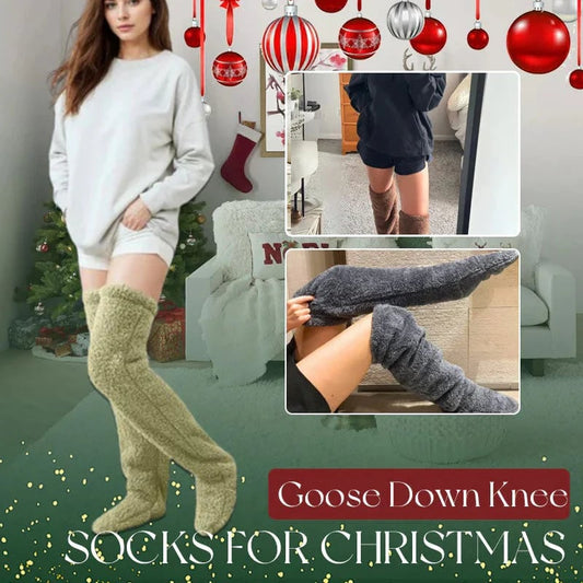 🏆🎁Buy 1 Get 1 Free  ⏰💥Goose Down Knee Socks!🧦⛄
