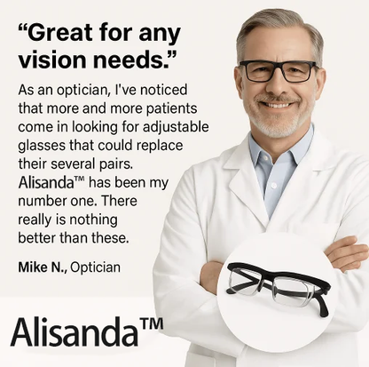 【ADJUSTABLE FOCUS GLASSES】- See Every Moment Clearly With Alisanda!