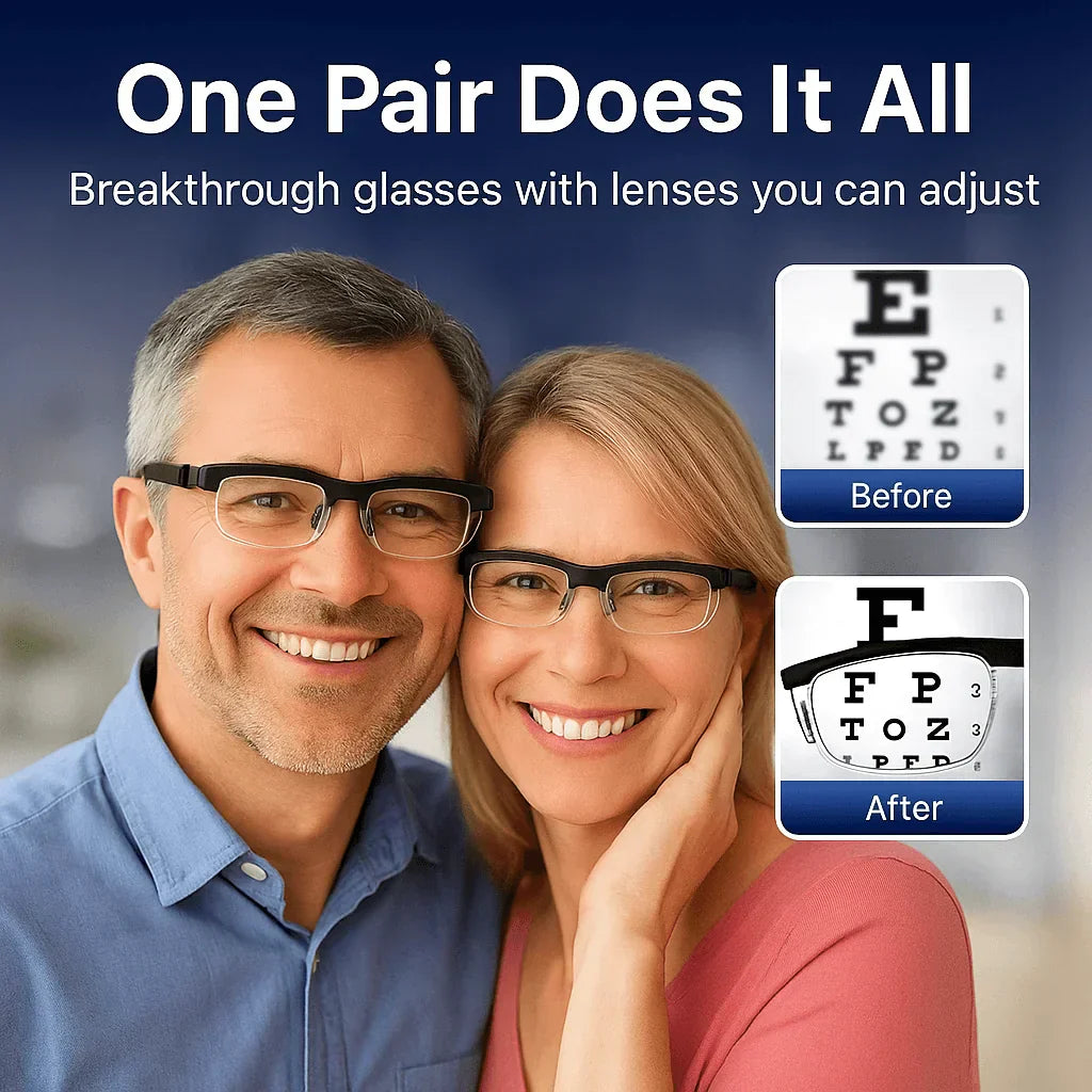 【ADJUSTABLE FOCUS GLASSES】- See Every Moment Clearly With Alisanda!