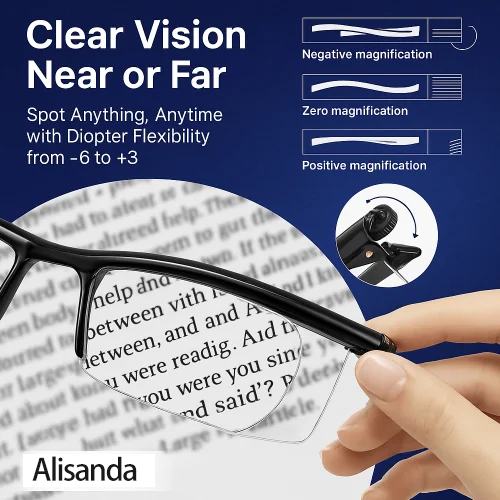 【ADJUSTABLE FOCUS GLASSES】- See Every Moment Clearly With Alisanda!