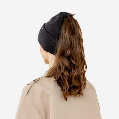 Magnetic Ponytail Beanie-Winter Knit Toque