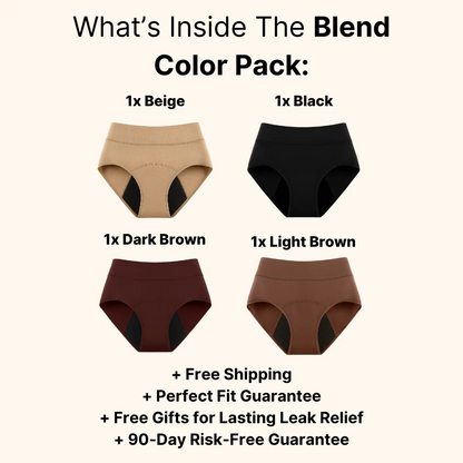 🎄 Christmas Mega Sale 70% OFF | NESLEMY™ 100% Leak-Proof Underwear 4-Pack 🎁