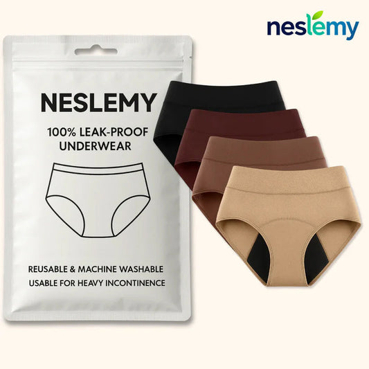 🎄 Christmas Mega Sale 70% OFF | NESLEMY™ 100% Leak-Proof Underwear 4-Pack 🎁
