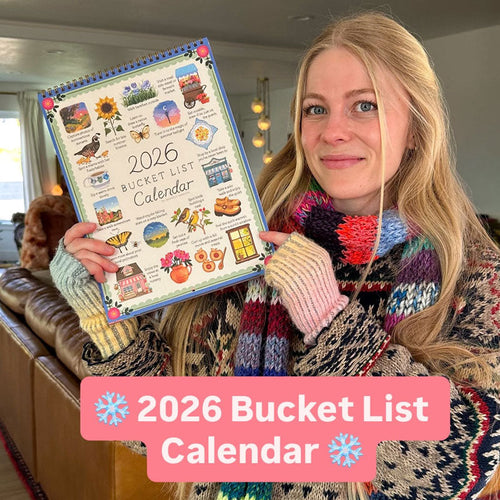 ✨2026 Bucket List Calendar📅It’s A Reminder To Live Fully. 🍂🌸