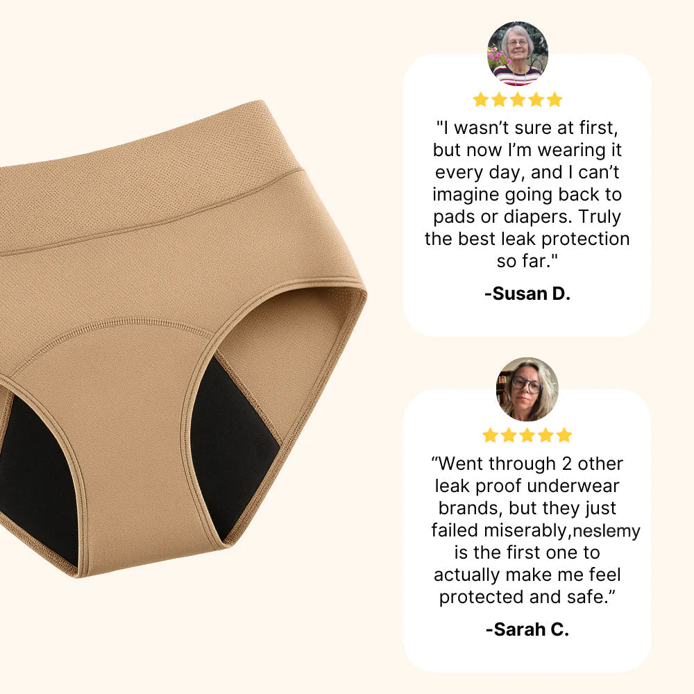 🎄 Christmas Mega Sale 70% OFF | NESLEMY™ 100% Leak-Proof Underwear 4-Pack 🎁