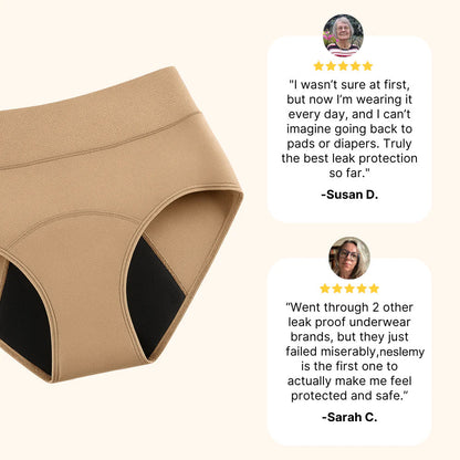 🎄 Christmas Mega Sale 70% OFF | NESLEMY™ 100% Leak-Proof Underwear 4-Pack 🎁