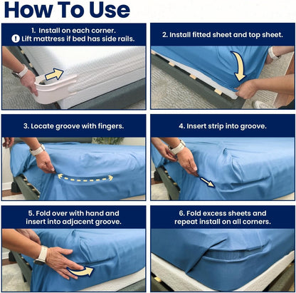 🔥Today 60% OFF - Sheet Holders - Secure Bed Sheets Firmly in Place