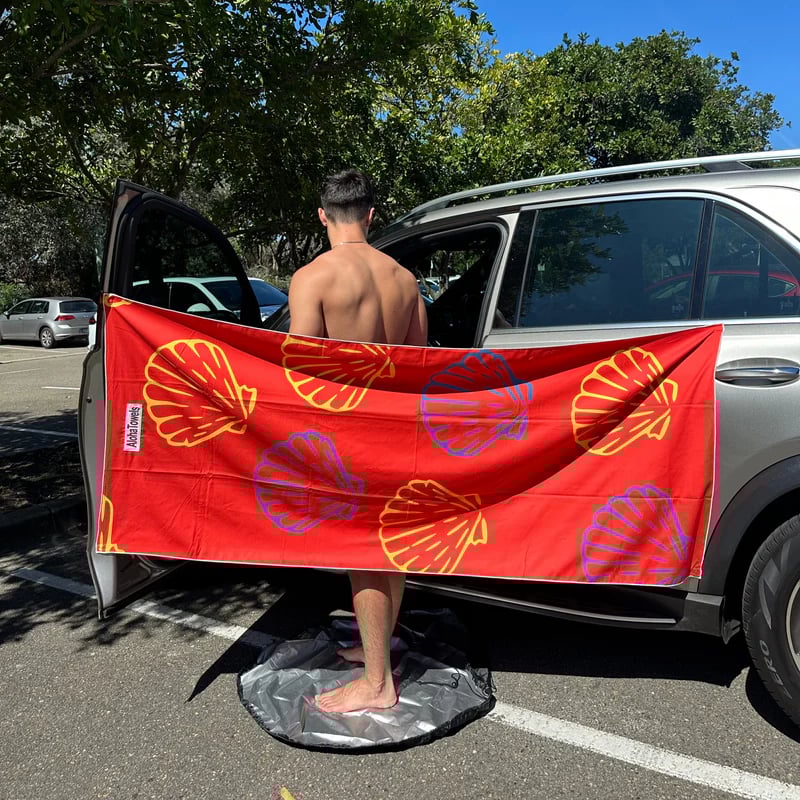 Genius magnetic towel– Dry Towel for Beach, Gym & Travel