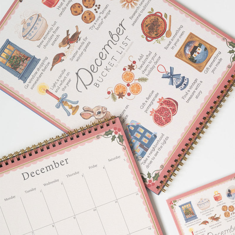 ✨2026 Bucket List Calendar📅It’s A Reminder To Live Fully. 🍂🌸