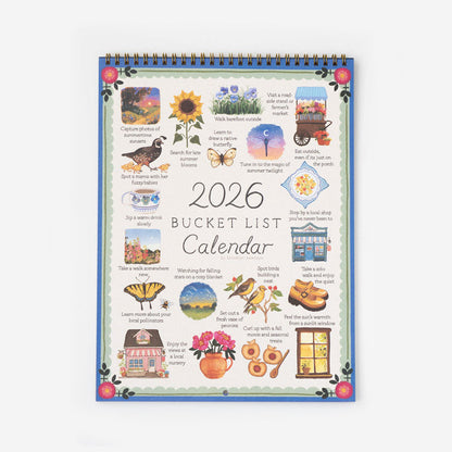 ✨2026 Bucket List Calendar📅It’s A Reminder To Live Fully. 🍂🌸