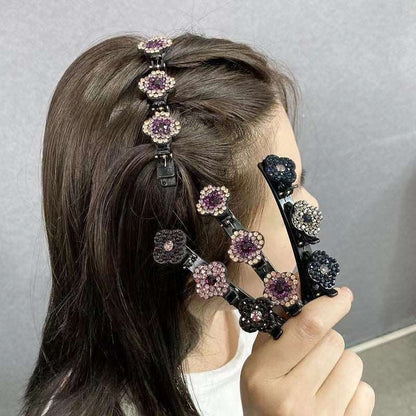 2+2 Free |Crystal-Decorated Hair Clips