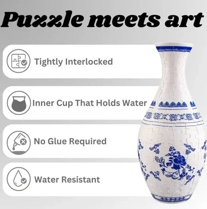 Buy 1 Save 60%🔥🎁Elegant 3D Puzzle Vase