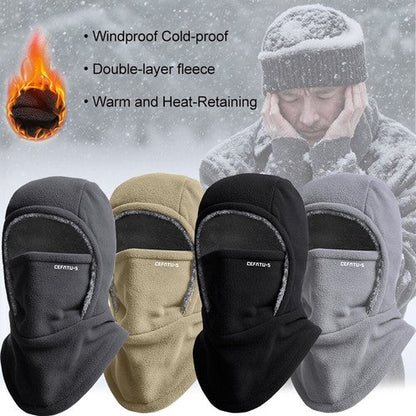 🔥Winter Warm 3-in-1 Fleece Balaclava – Full Face Mask, Hat & Neck Cover