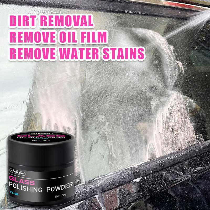 🚗 BUY 2 GET 3! 💎 CERIUM OXIDE POLISHING POWDER - Professional Glass Scratch Remover, Restores Clarity on Windows & Mirrors, Easy-to-Use Formula with Quick Results ✨🧽
