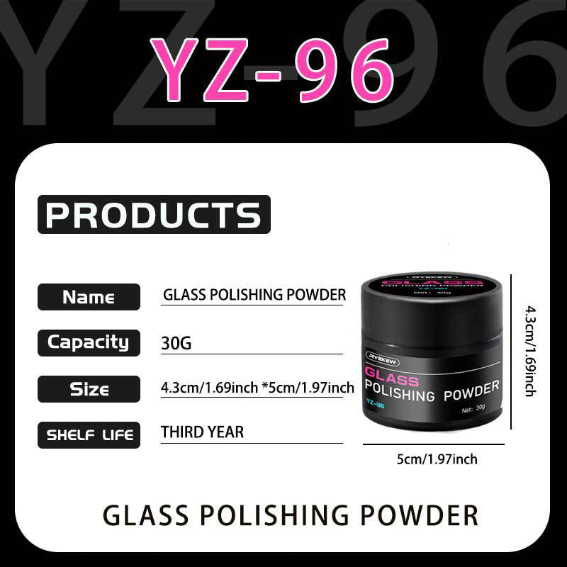 🚗 BUY 2 GET 3! 💎 CERIUM OXIDE POLISHING POWDER - Professional Glass Scratch Remover, Restores Clarity on Windows & Mirrors, Easy-to-Use Formula with Quick Results ✨🧽