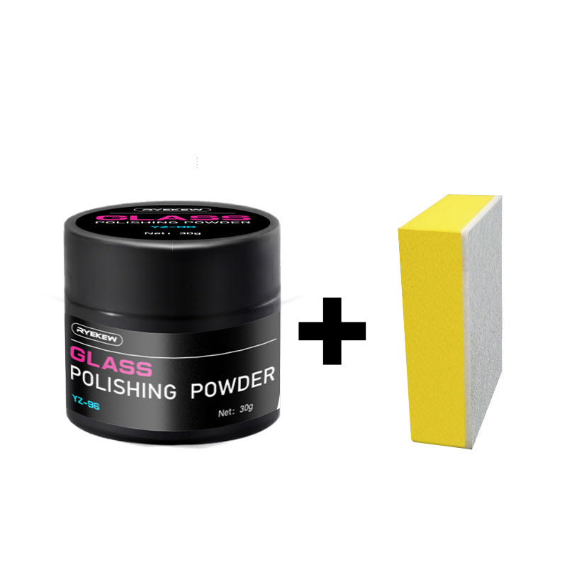 🚗 BUY 2 GET 3! 💎 CERIUM OXIDE POLISHING POWDER - Professional Glass Scratch Remover, Restores Clarity on Windows & Mirrors, Easy-to-Use Formula with Quick Results ✨🧽