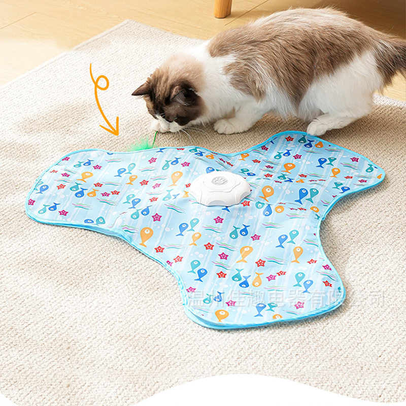 🐱 60% OFF NOW! 🎣 Hide & Seek Cat Toy – 2-in-1 Interactive Wand, Fluffy Feather Lure & Durable Spring Base 🧶🐟